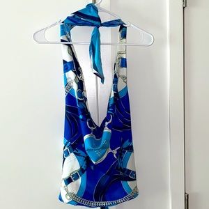 Silk Halter Top